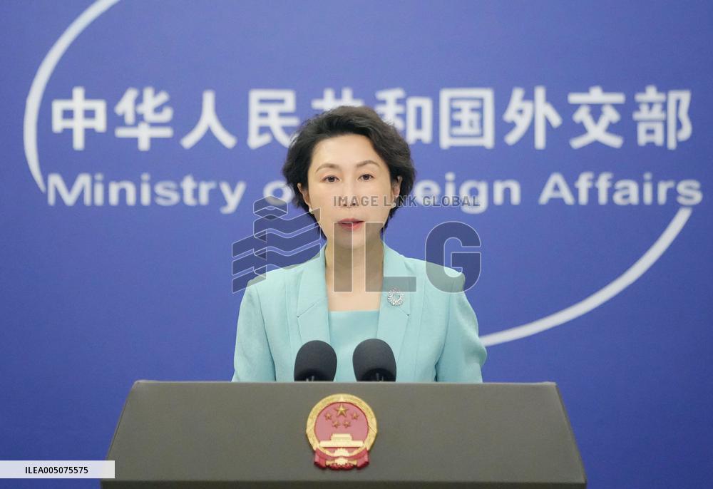 Chinese Foreign Ministry spokeswoman