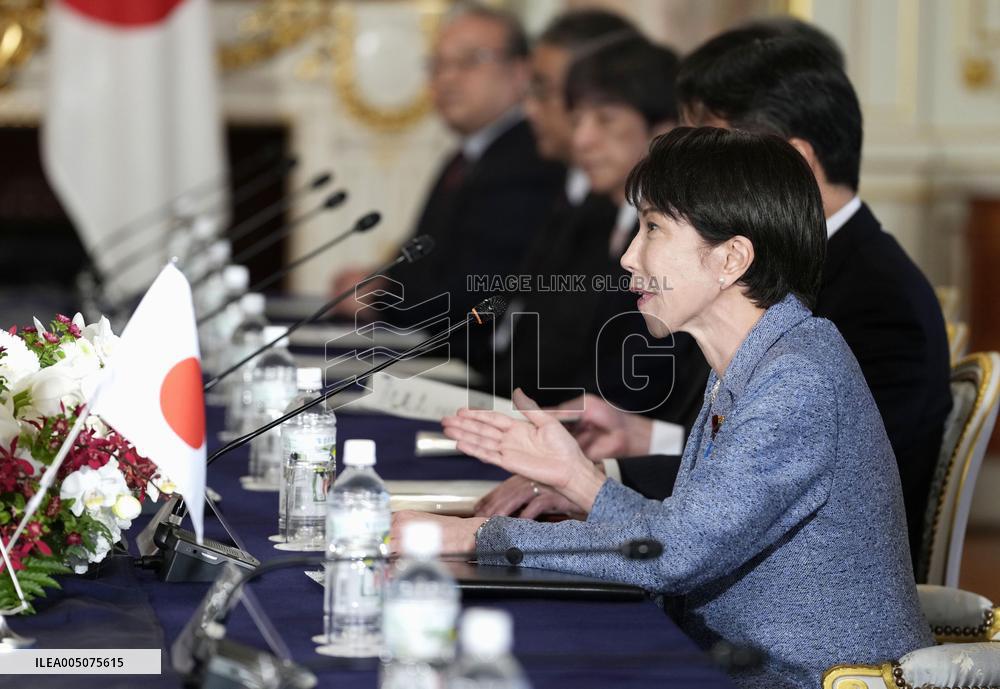 Japanese PM Takaichi and Indonesian President Prabowo