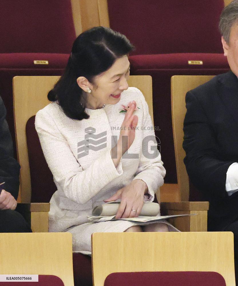 Japan Crown Princess Kiko at concert