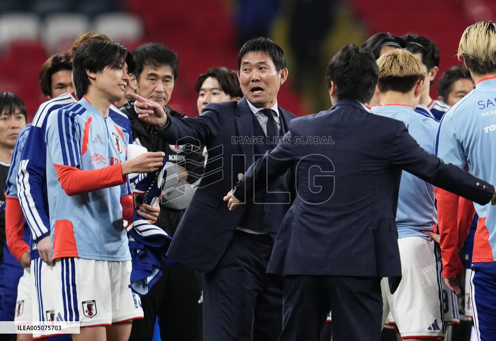 Football: Japan vs. England