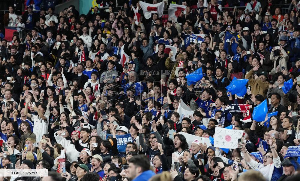 Football: Japan vs. England