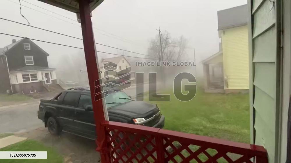 US: Damaging Thunderstorms Sweep Through Northeast Ohio 2