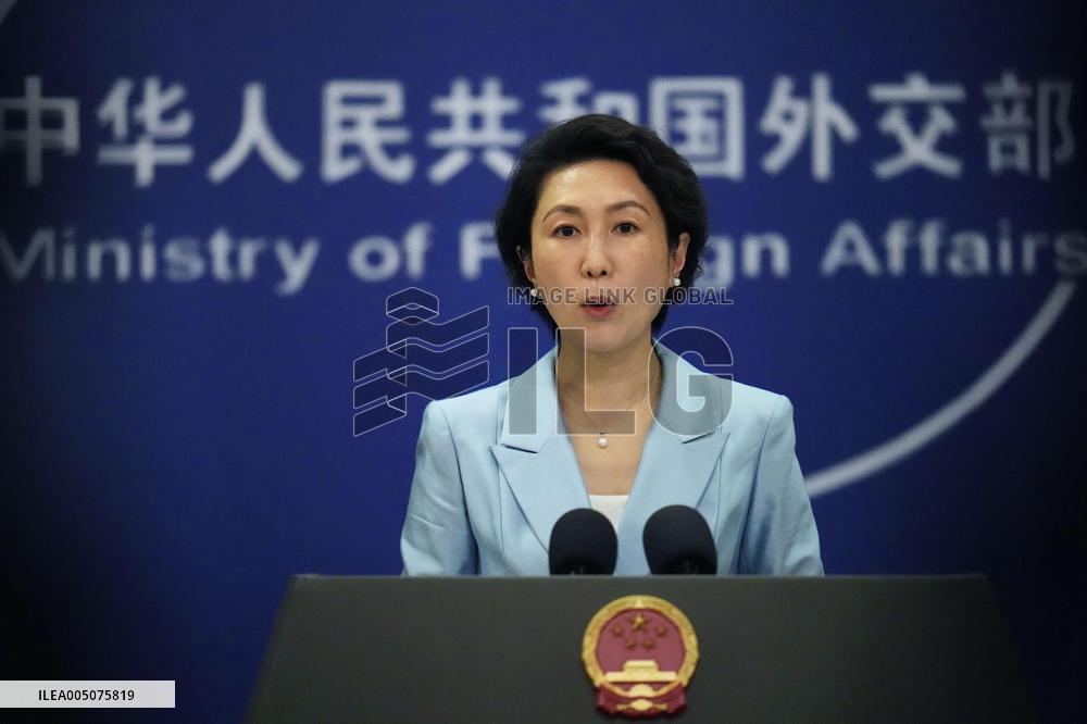 Chinese Foreign Ministry spokeswoman