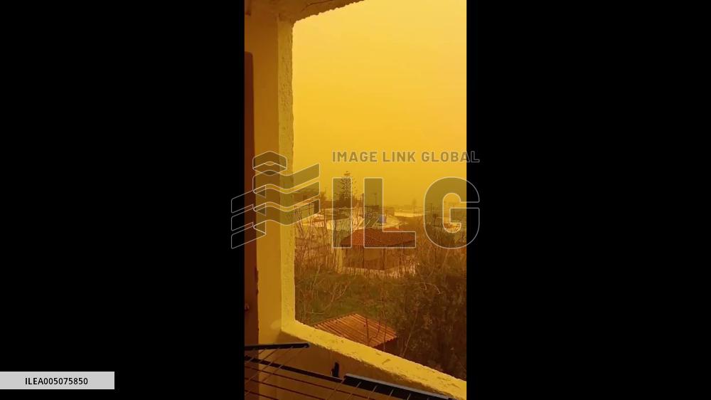 Greece: Saharan Dust Storm Turns Skies Red Over Crete 4
