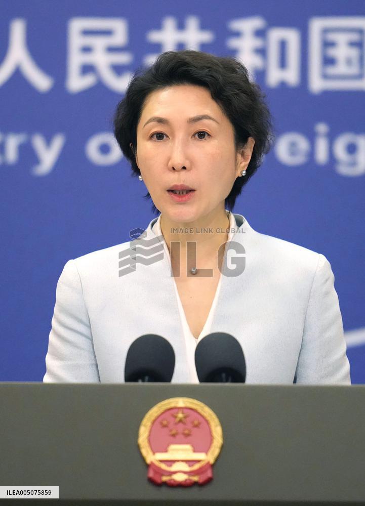 Chinese Foreign Ministry spokeswoman