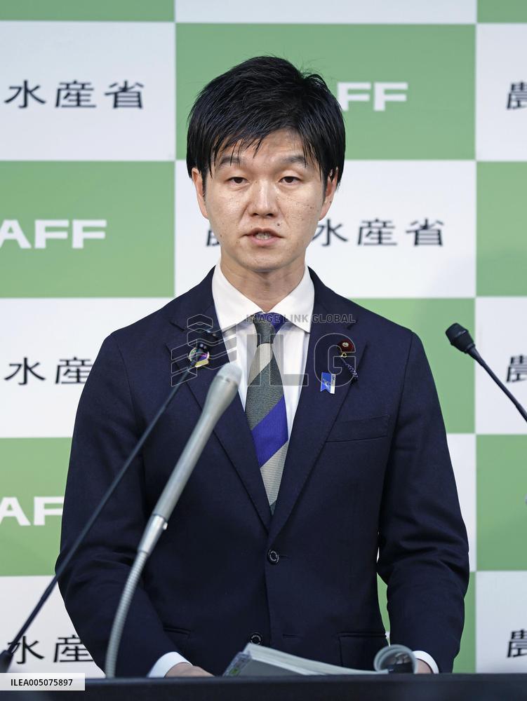 Japanese farm minister Suzuki