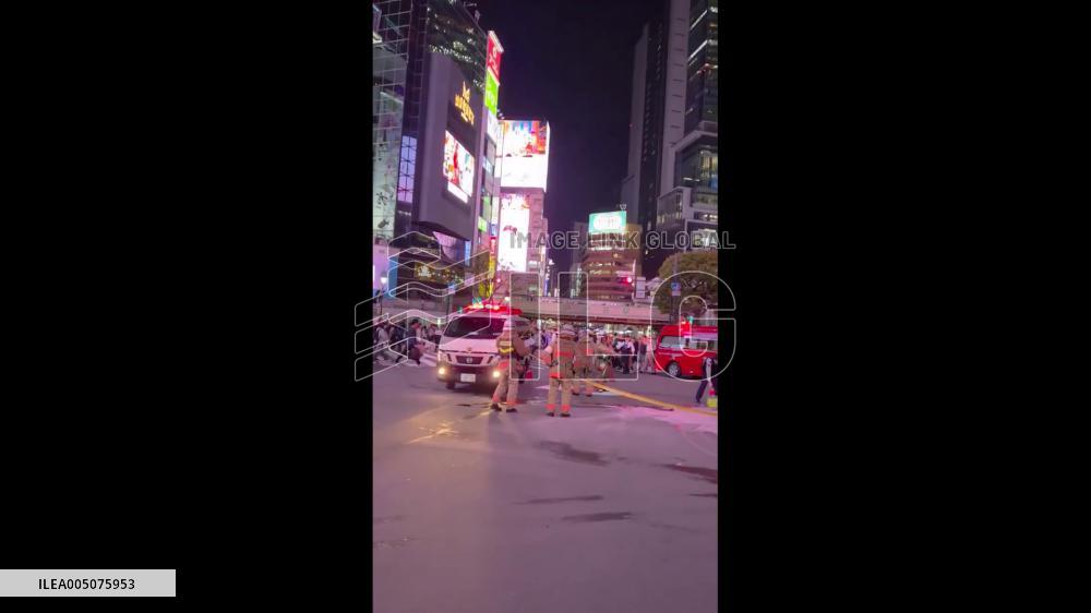 Japan: Man Arrested After Setting Fire at Iconic Shibuya Scramble Crossing