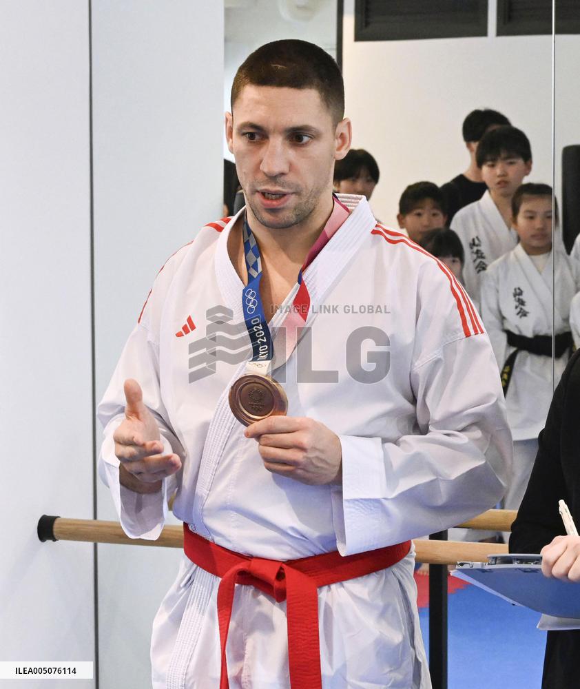 Ukraine karateka regains Tokyo Olympics bronze medal