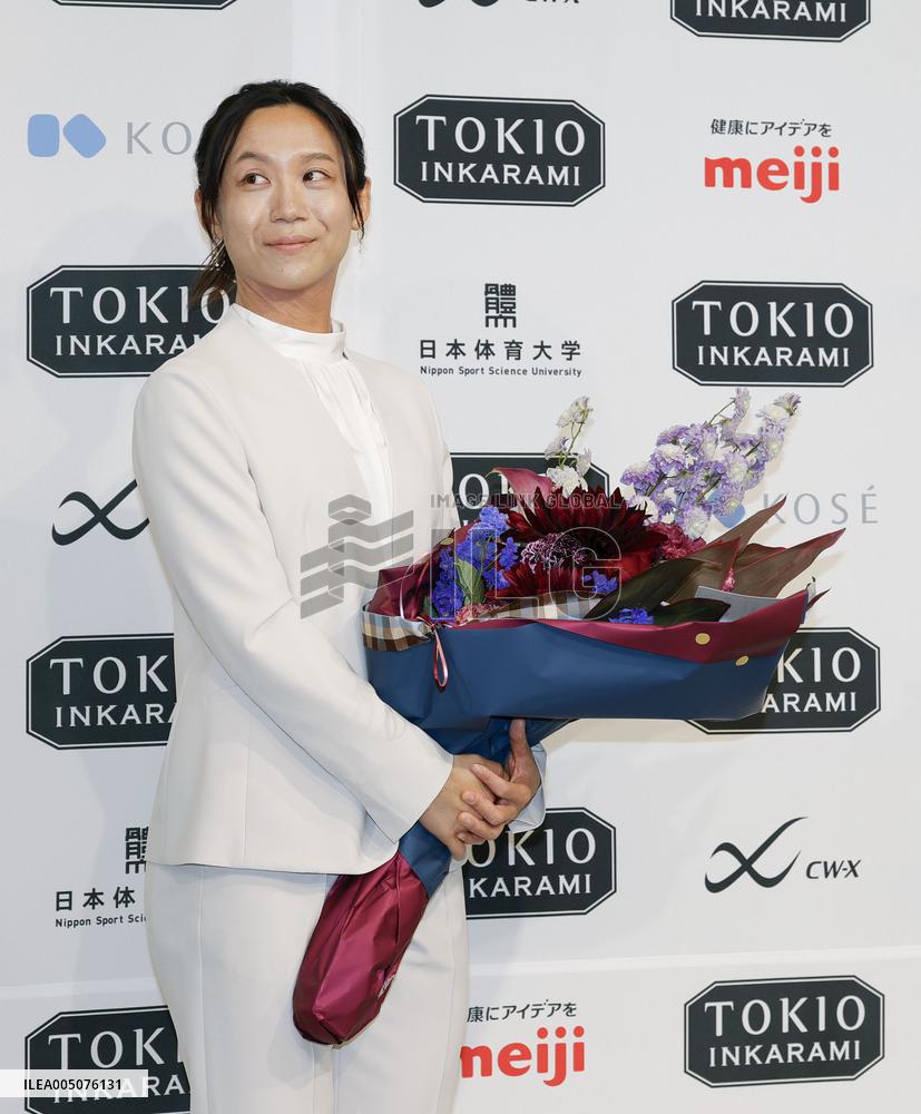 Speed skating: Takagi holds retirement press conference