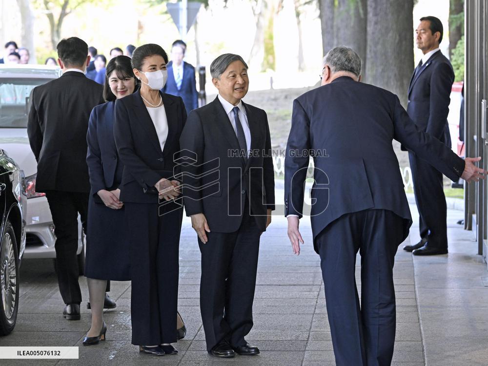 Japan imperial family's trip to Fukushima