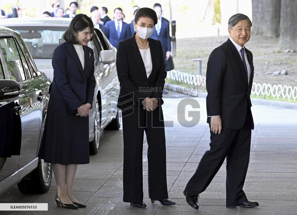 Japan imperial family's trip to Fukushima