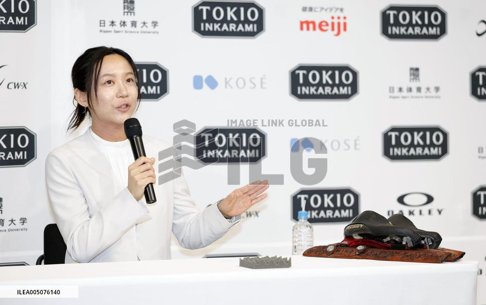Speed skating: Takagi holds retirement press conference
