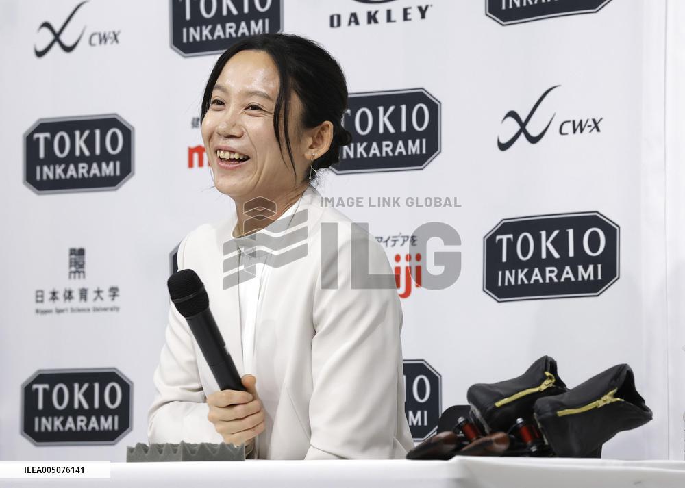 Speed skating: Takagi holds retirement press conference