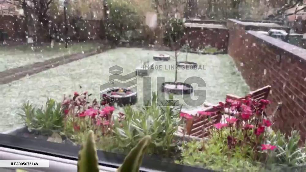 UK: Easter Snow Falls Across Scotland Following Storm Dave 2