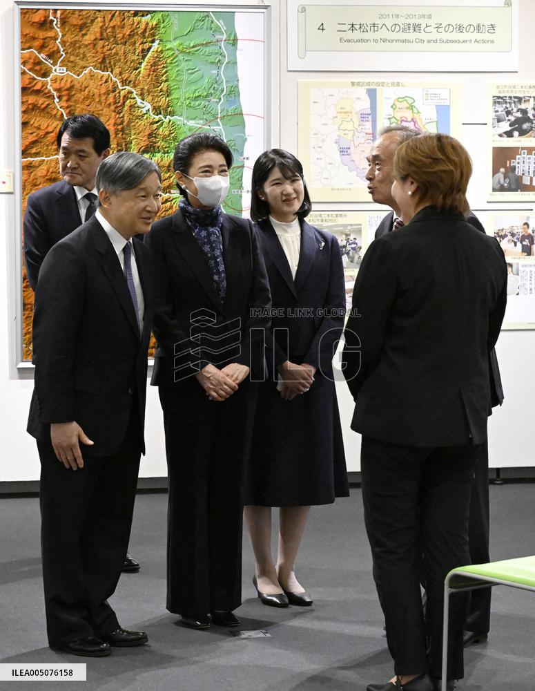 Japan imperial family's trip to Fukushima