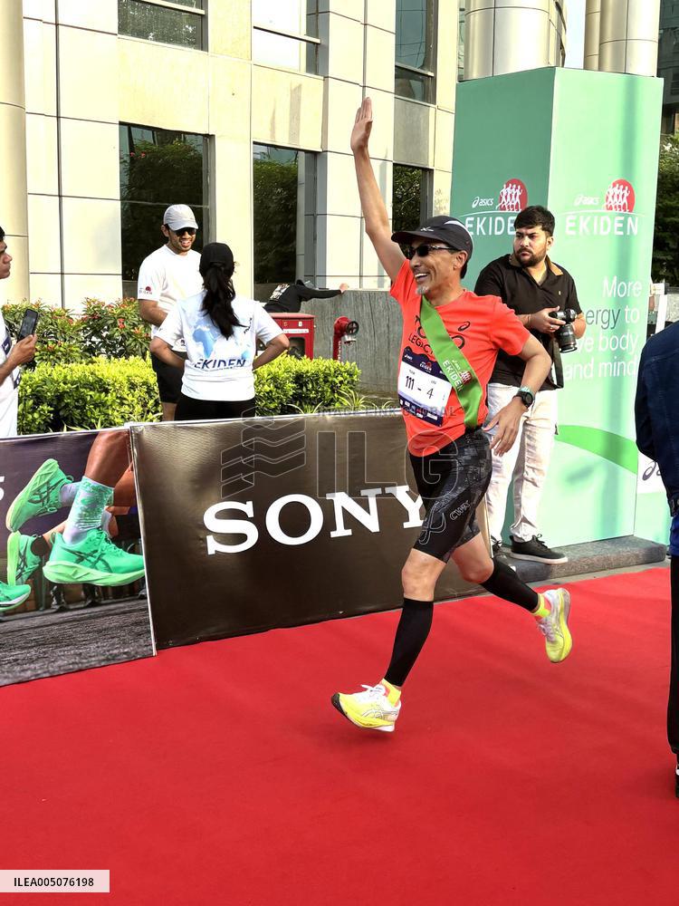 Ekiden road relay in India