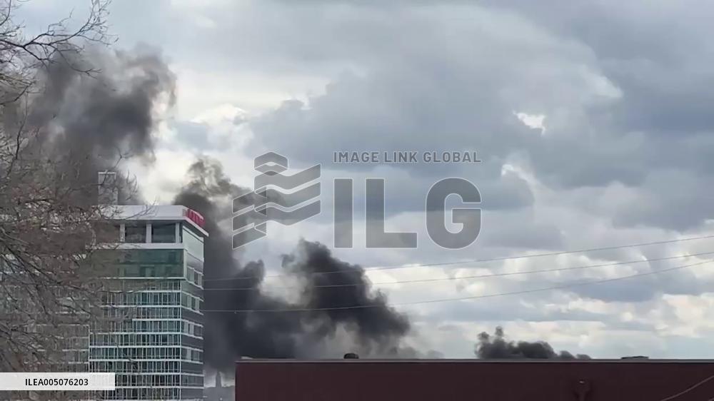 US: Potawatomi Hotel Casino Evacuated After Roof Fire Sends Black Smoke Into Sky 2