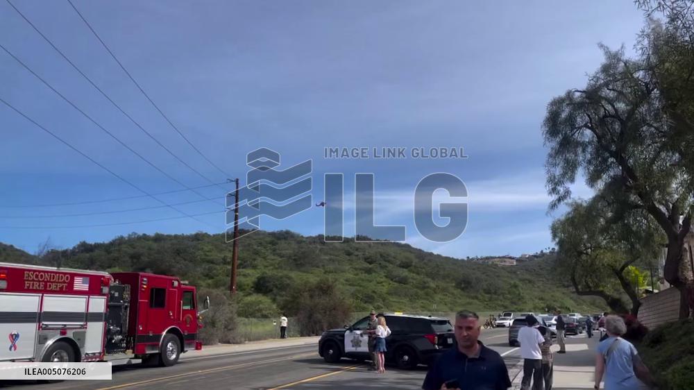 US: Fast-Moving Brush Fire Breaks Out in San Marcos, Forcing Nearby Evacuations 2