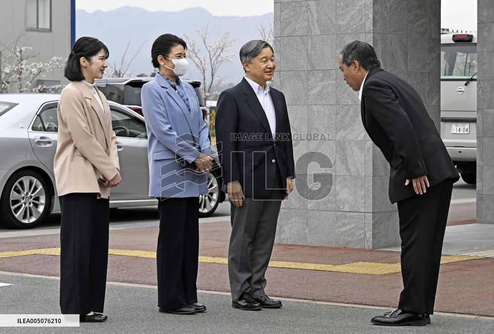 Japan imperial family's trip to Fukushima