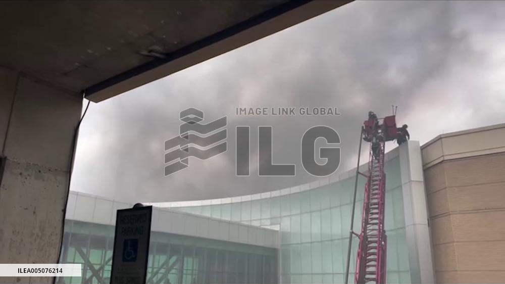 US: Potawatomi Hotel Casino Evacuated After Roof Fire Sends Black Smoke Into Sky 3