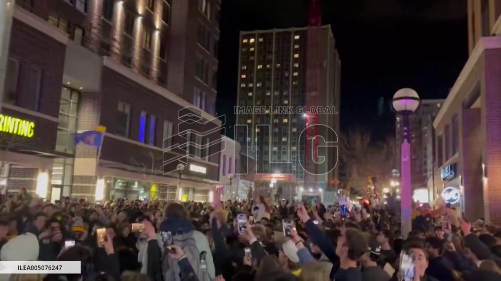 US: Ann Arbor Erupts in Celebration After Wolverines Win First NCAA Title in 37 Years 2