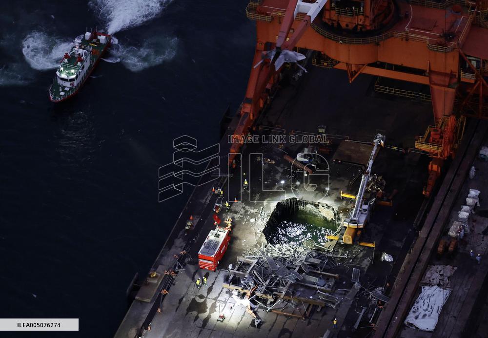 Demolition site in Kawasaki