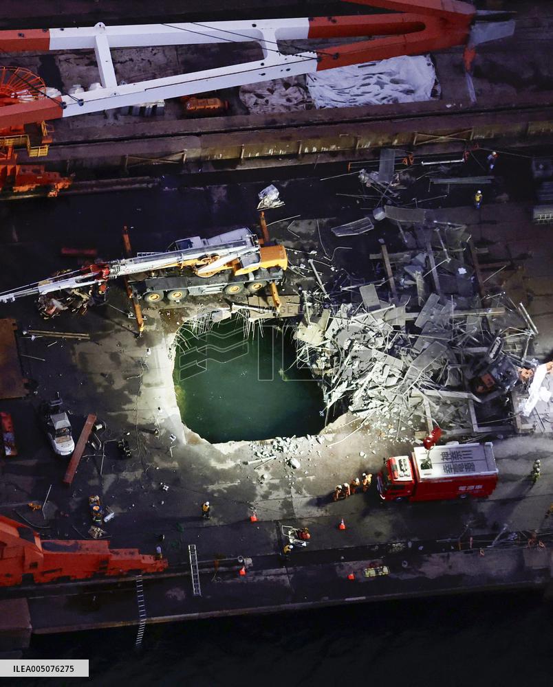 Demolition site in Kawasaki