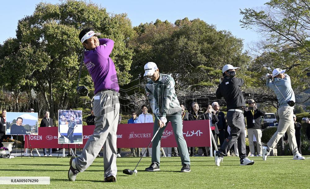 Memorial ceremony for Japan golf legend Ozaki