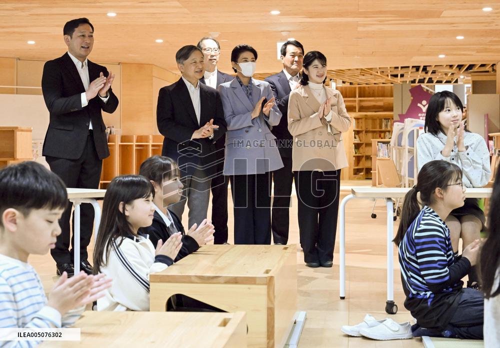 Japan imperial family's trip to Fukushima