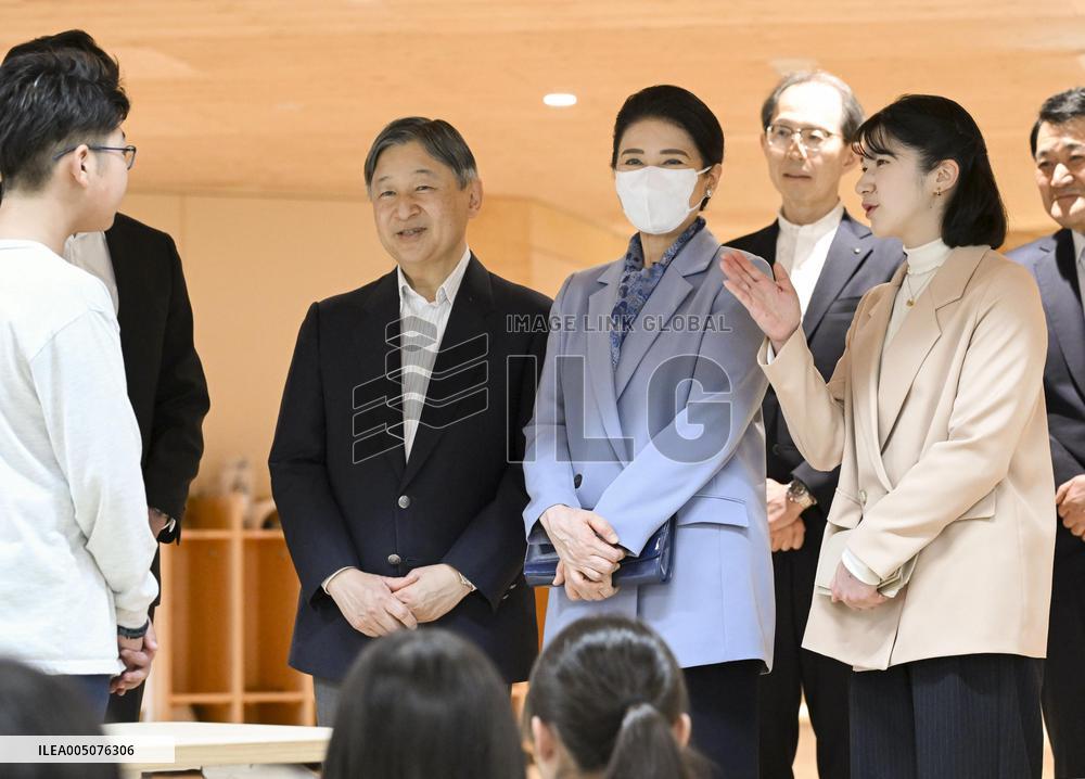 Japan imperial family's trip to Fukushima