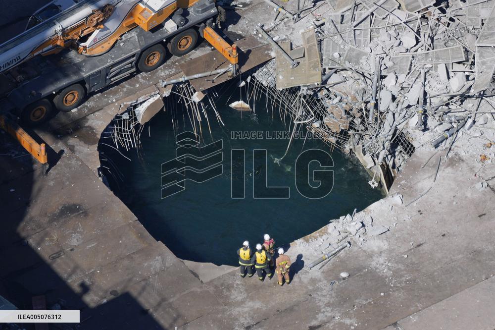 Demolition site in Kawasaki