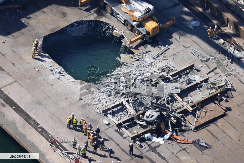 Demolition site in Kawasaki