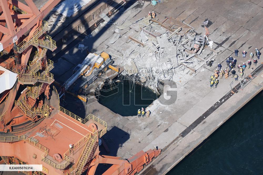 Demolition site in Kawasaki
