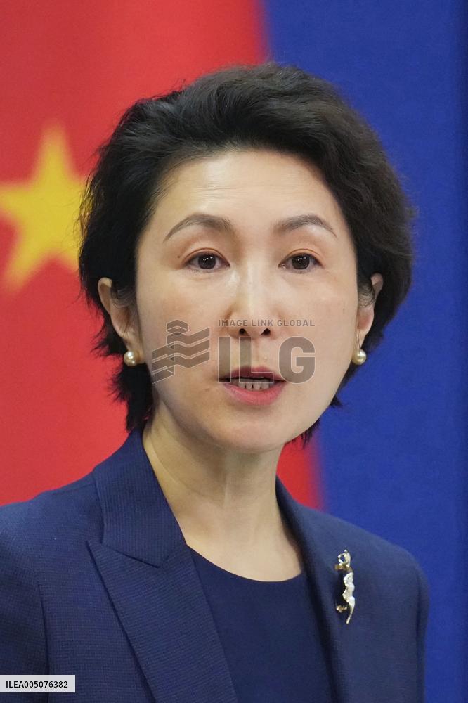 Chinese Foreign Ministry spokeswoman