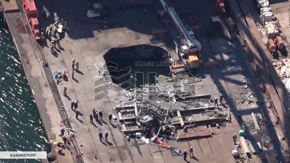 Demolition site in Kawasaki