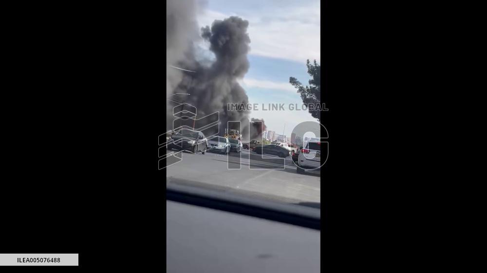 US: Semi-Truck and Passenger Vehicle Collide in North Las Vegas