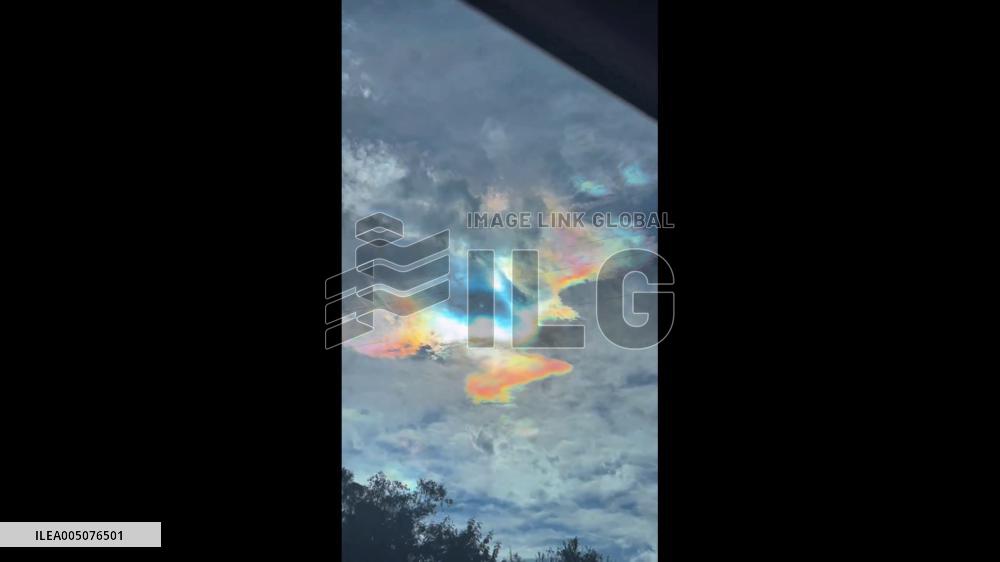 China: Stunning Display of Multicolored Clouds Spotted Over Yunnan
