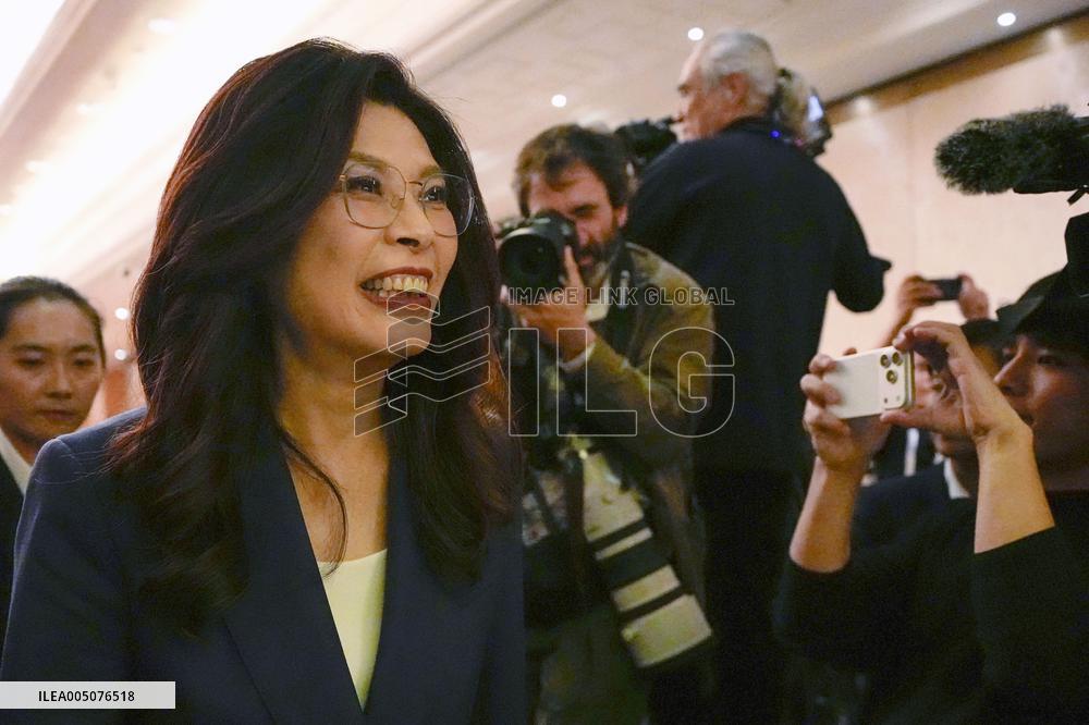 Taiwan opposition leader Cheng meets with Xi