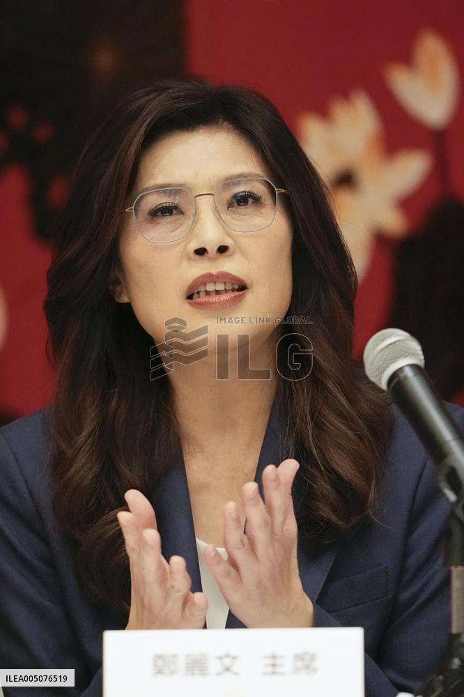 Taiwan opposition leader Cheng meets with Xi