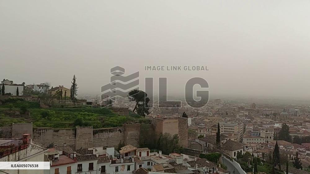 Spain: Saharan Dust Blankets Parts of Andalusia