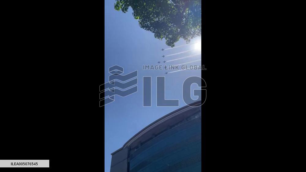 Japan: JASDF Blue Impulse Flyover to Mark 10 Years Since Kumamoto Earthquake 2