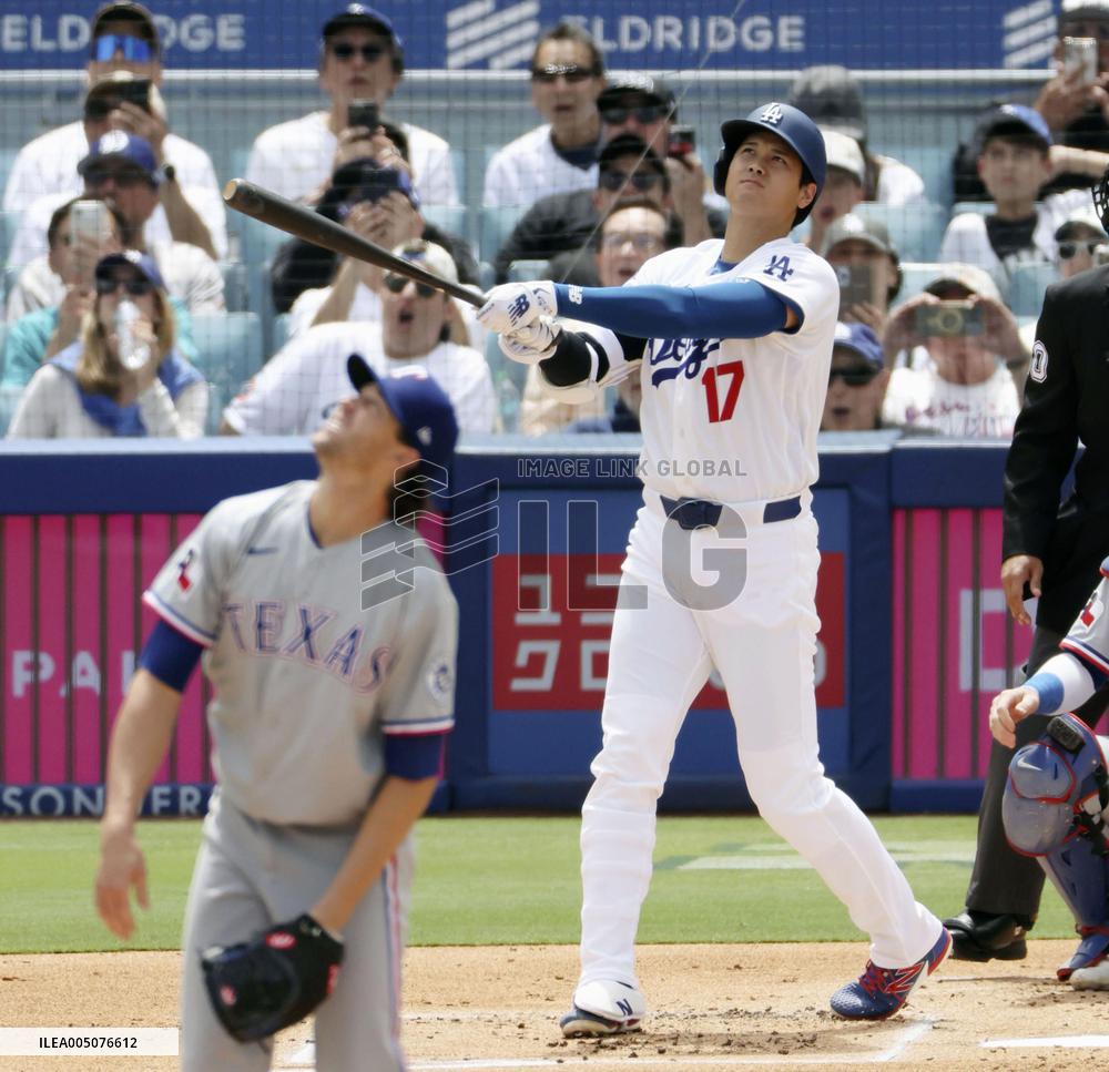 Baseball: Rangers vs. Dodgers