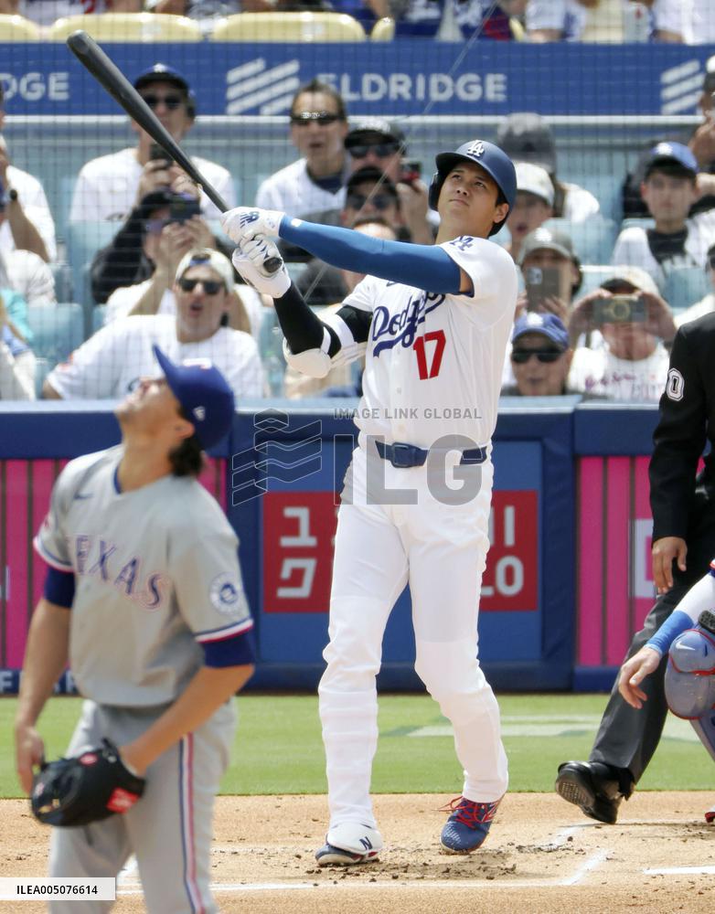 Baseball: Rangers vs. Dodgers
