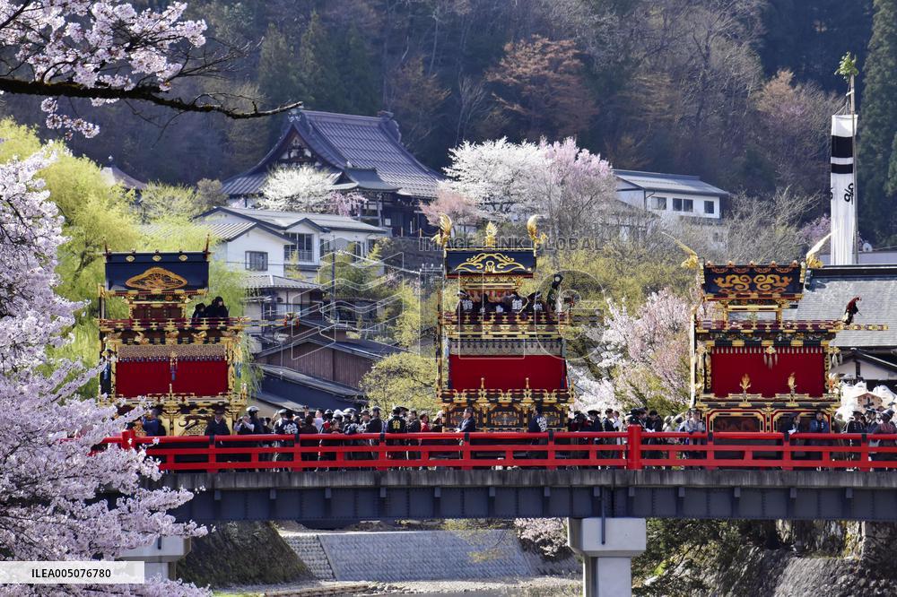 Takayama Spring Festival in central Japan