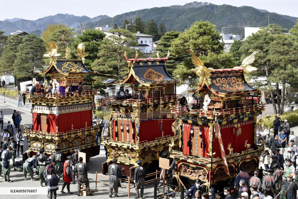 Takayama Spring Festival in central Japan