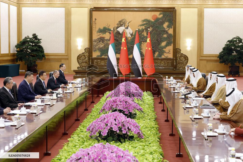 Crown prince of Abu Dhabi visits China