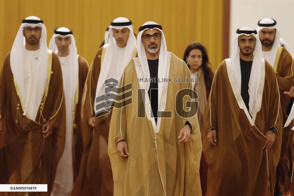 Crown prince of Abu Dhabi visits China