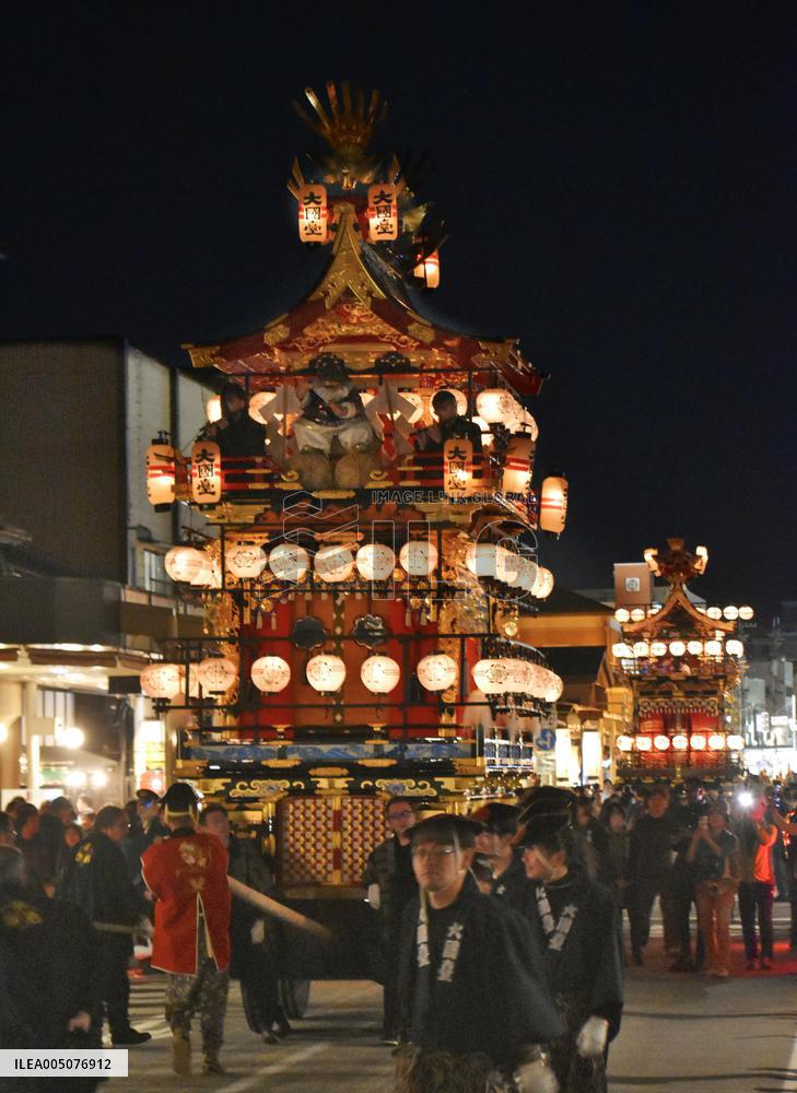 Takayama Spring Festival in central Japan