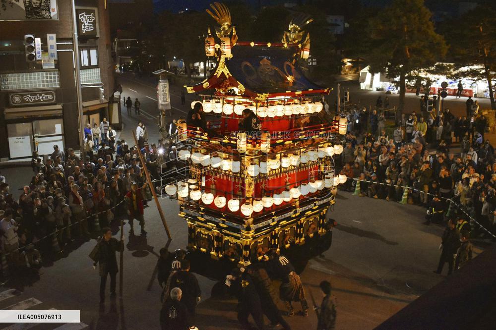 Takayama Spring Festival in central Japan