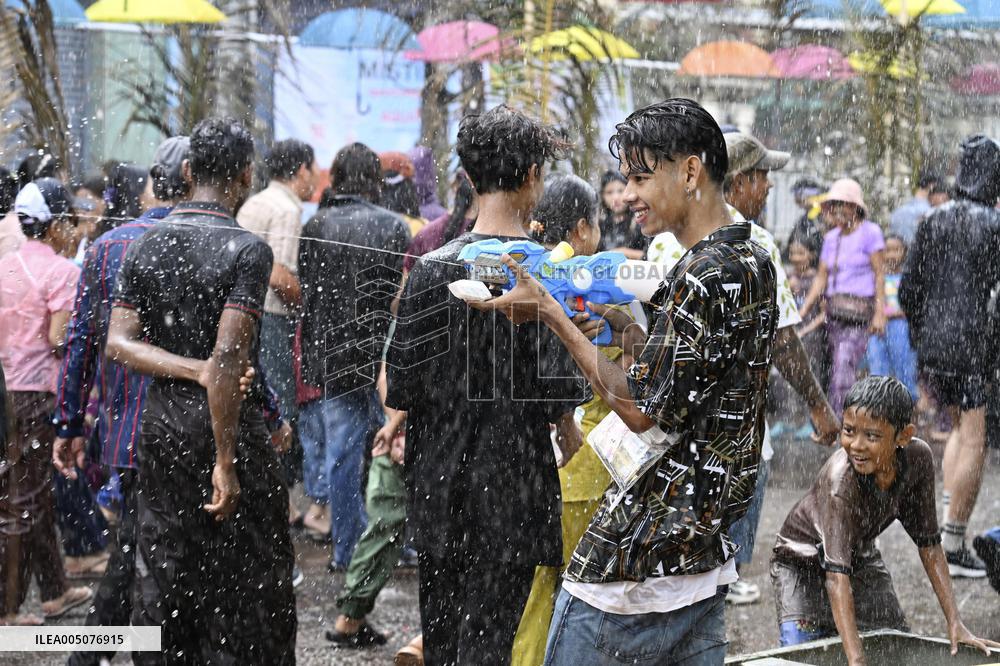 New Year celebration in Yangon